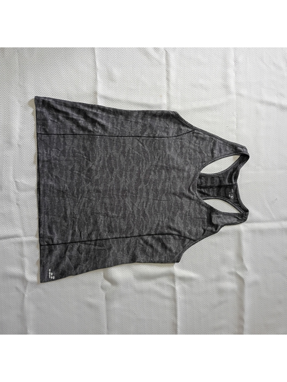 ODLO Women's Athletic Tank Top Size L Heathered Black